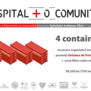 Un spital+o comunitate: 4 containere necesare