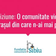 Drept la replică: “O comunitate vie, în orașul din care n-ai mai pleca”